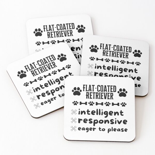 Item preview, Flat Coated Retriever Dogs Are Very Intelligent, Responsive, and Eager to Please designed and sold by Thevulcano.