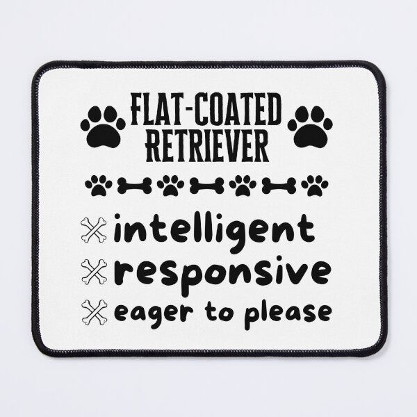 Item preview, Flat Coated Retriever Dogs Are Very Intelligent, Responsive, and Eager to Please designed and sold by Thevulcano.
