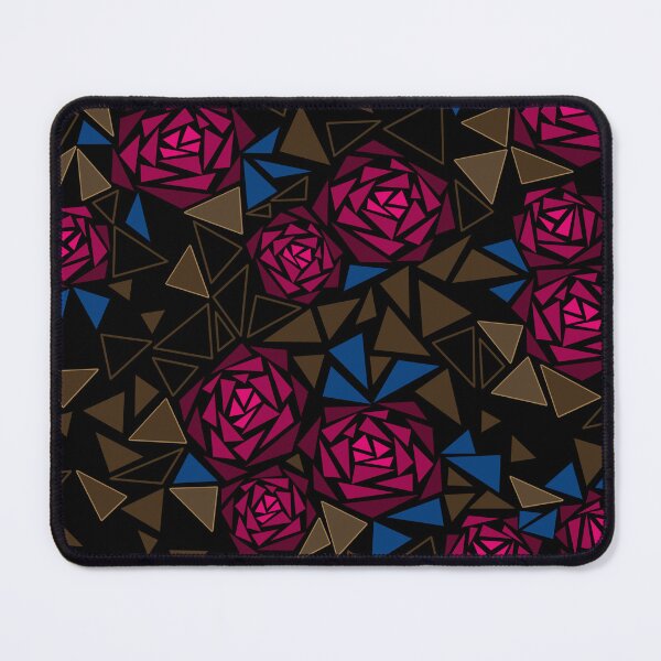 Item preview, Geometric pattern . Crystals .Roses . designed and sold by fuzzyfox.