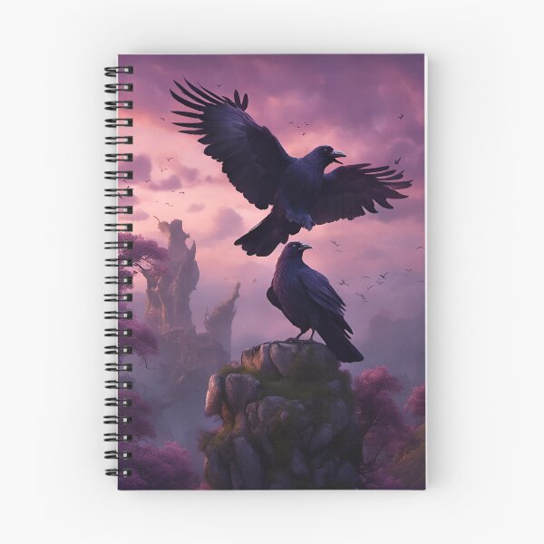 Item preview, Huginn and Muninn in Midgard  designed and sold by AMidnightSunset.