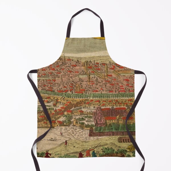 Item preview, Vintage Map of Paris France (1700) designed and sold by BravuraMedia.