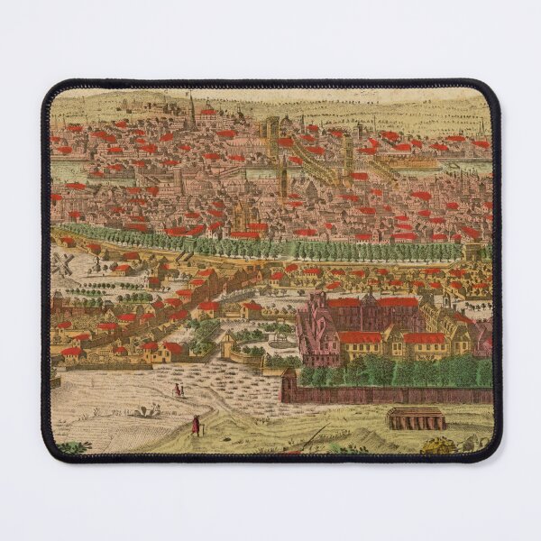 Item preview, Vintage Map of Paris France (1700) designed and sold by BravuraMedia.