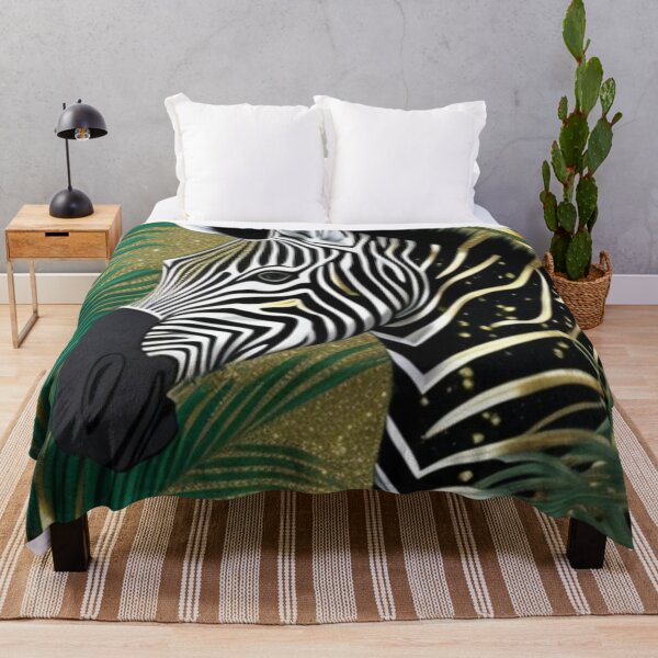 Item preview, Zebra metallic print designed and sold by Roxburylane.