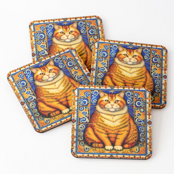 Item preview, Fatty medieval cat designed and sold by NoRandom.