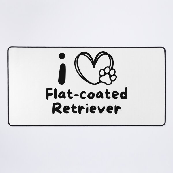 Item preview, I love Flat Coated Retriever Dogs designed and sold by Thevulcano.