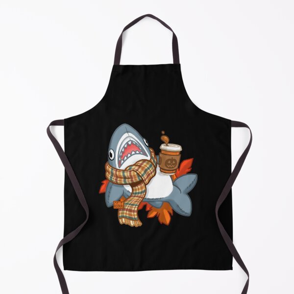 Item preview, Pumpkin Spice Plushie Shark designed and sold by vandanglam.