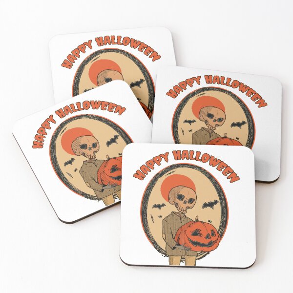 Item preview, HAPPY HOLLWEEN SKULL PUMPKIN AND BATS DESIGN designed and sold by playback63.
