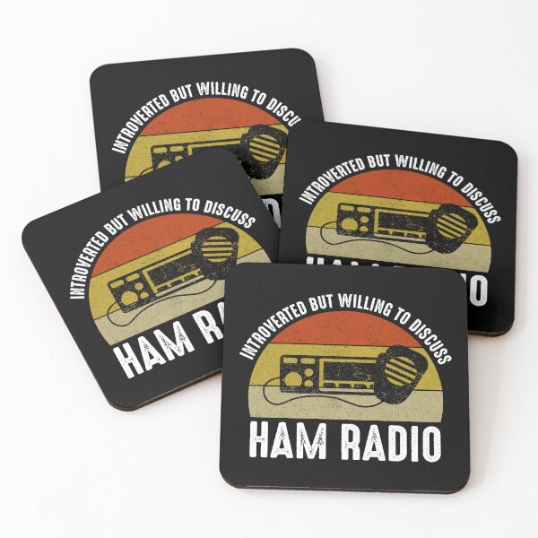 Item preview, Introverted But Willing To Discuss Ham Radio designed and sold by Cat Lady Designs.