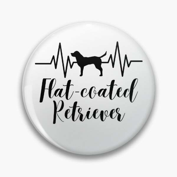 Item preview, I love Flat Coated Retriever Dogs Heartbeat Style Funny designed and sold by Thevulcano.
