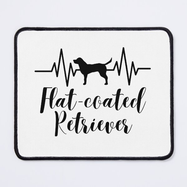 Item preview, I love Flat Coated Retriever Dogs Heartbeat Style Funny designed and sold by Thevulcano.