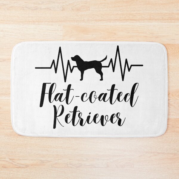 Item preview, I love Flat Coated Retriever Dogs Heartbeat Style Funny designed and sold by Thevulcano.
