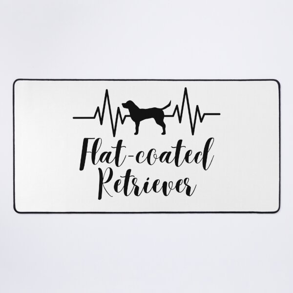 Item preview, I love Flat Coated Retriever Dogs Heartbeat Style Funny designed and sold by Thevulcano.