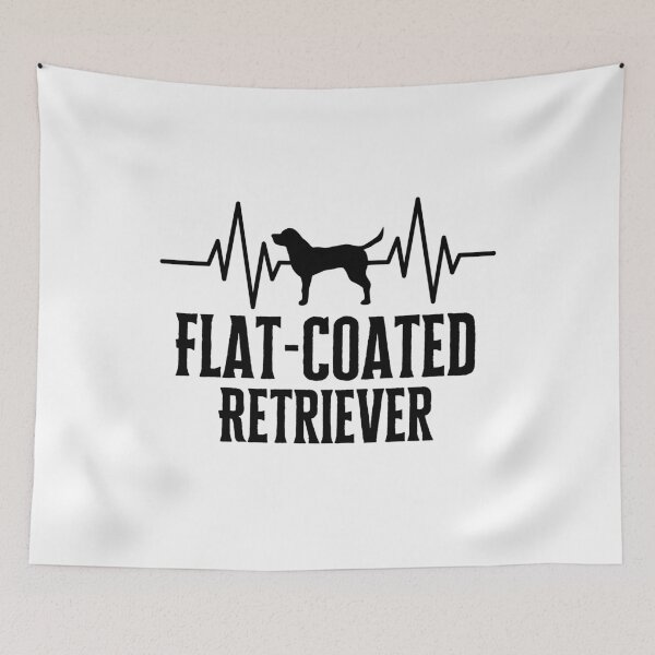 Item preview, Flat Coated Retriever Dog Heartbeat Pulse  designed and sold by Thevulcano.