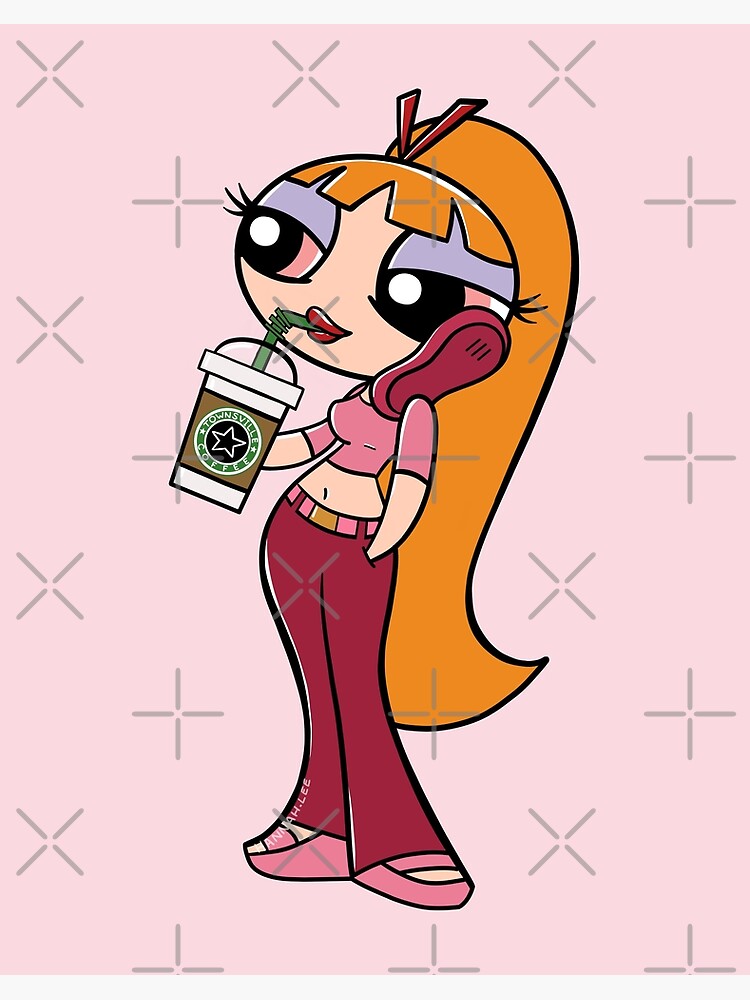 Powerpuff Girl Blossom teen Art Board Print