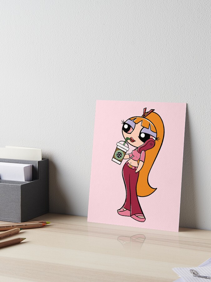 Powerpuff Girl Blossom (teen) Art Board Print for Sale by