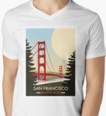 San Francisco Men's V-Neck T-Shirt