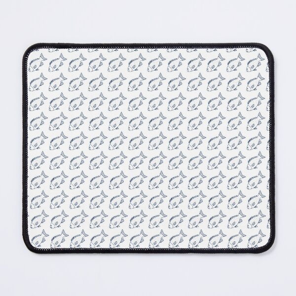 Item preview, Kawaii Bluefish in Ocean Blue and White designed and sold by fruttidimare.