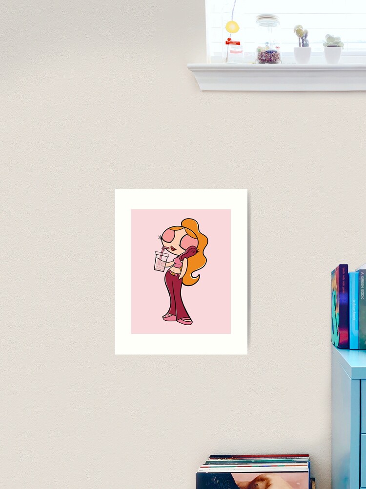 Powerpuff Girl Blossom (teen) Art Print for Sale by PinkRhino24