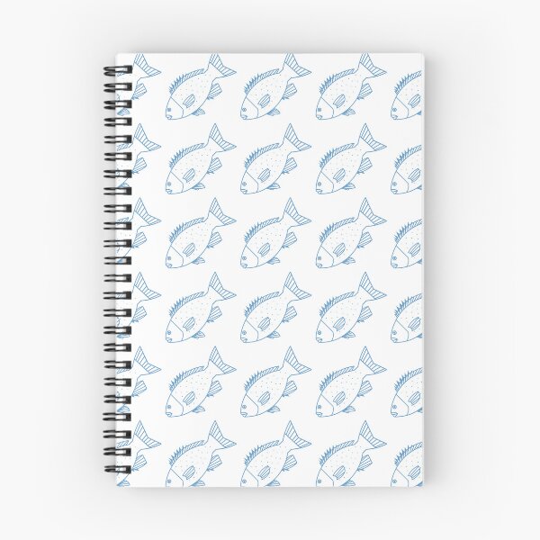 Item preview, Kawaii Bluefish in Vivid Blue and White designed and sold by fruttidimare.