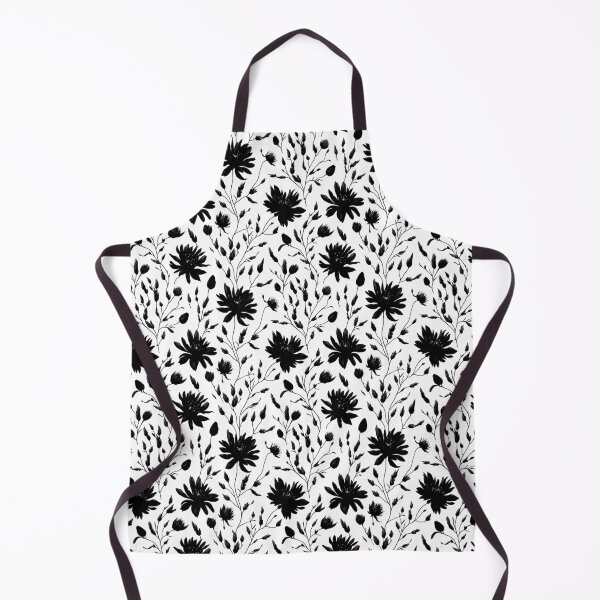Item preview, Black and white floral seamless pattern designed and sold by Jayjaynaenae.
