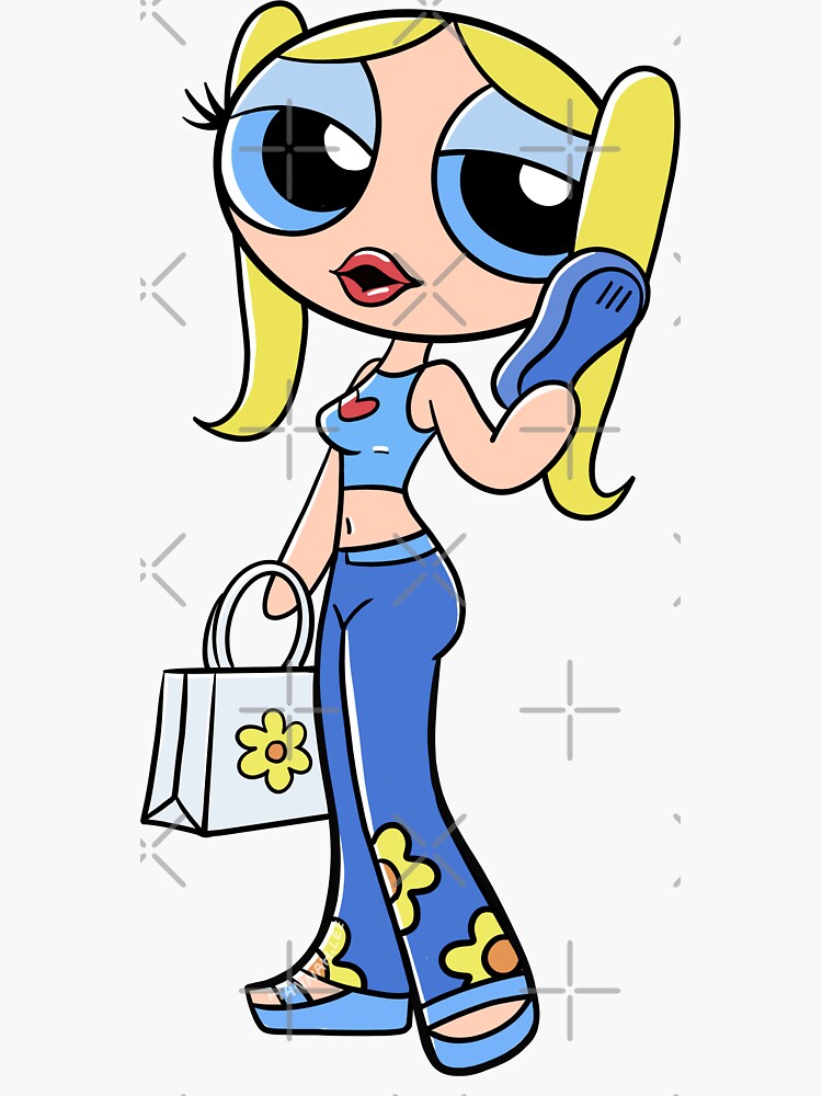 Teen Bubbles blue Sticker for Sale by PinkRhino24 Redbubble