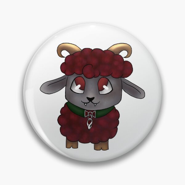 Item preview, Fluffy "Lamb" (demon) w/ talisman designed and sold by LilFangedFiends.