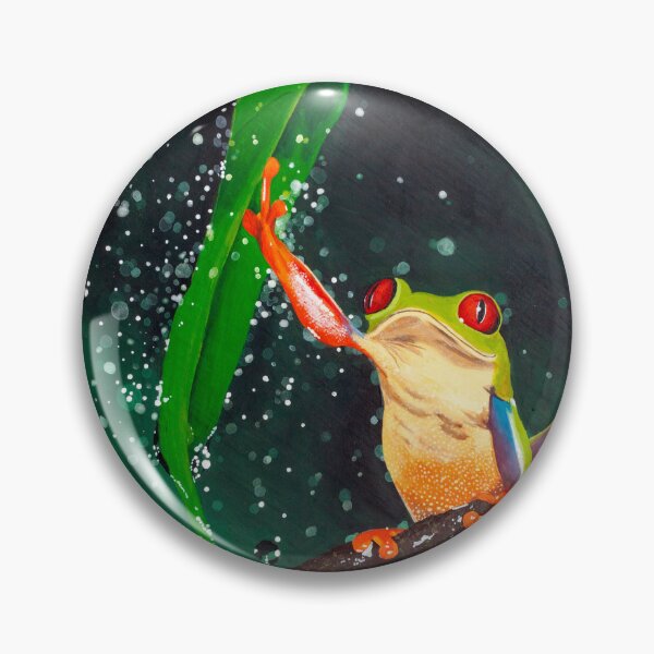 Item preview,  "Frog Dancing in the Rain" designed and sold by Pintarrajearte.