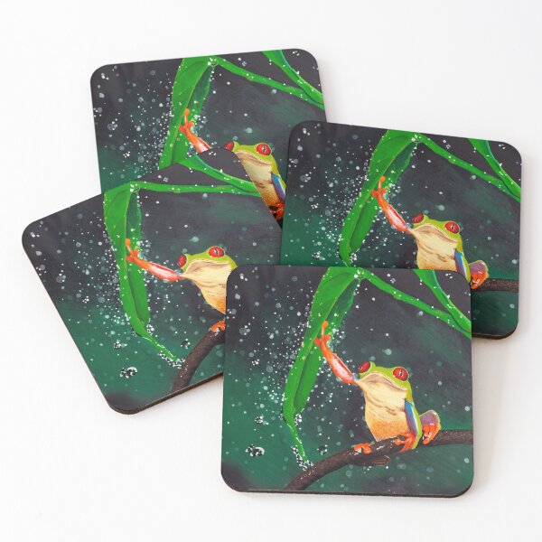 Item preview,  "Frog Dancing in the Rain" designed and sold by Pintarrajearte.