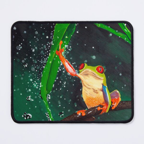 Item preview, "Frog Dancing in the Rain" designed and sold by Pintarrajearte.