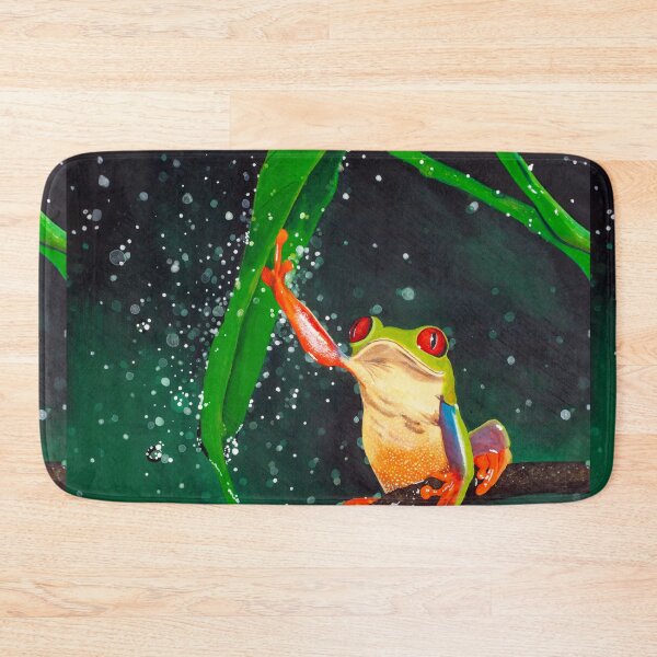 Item preview, "Frog Dancing in the Rain" designed and sold by Pintarrajearte.