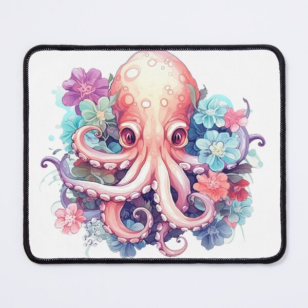 Item preview, Enchanting Octopus Fantasy Vector Design designed and sold by eyestetix.
