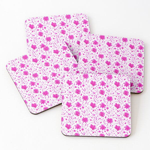Item preview, Pink floral seamless pattern designed and sold by Jayjaynaenae.
