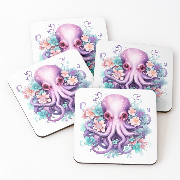Item preview, Enchanting Octopus Fantasy Vector Design designed and sold by eyestetix.