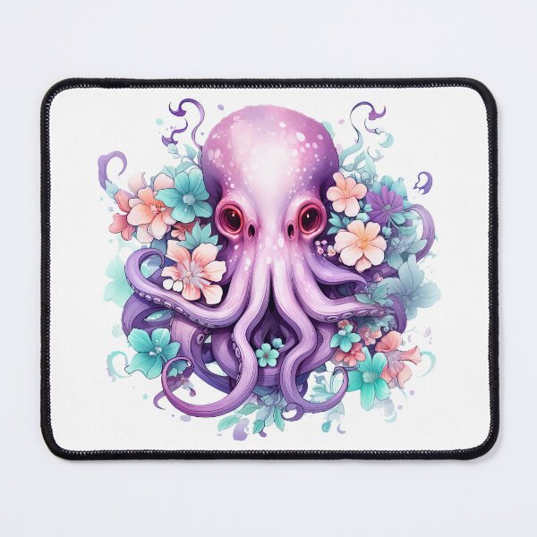 Item preview, Enchanting Octopus Fantasy Vector Design designed and sold by eyestetix.
