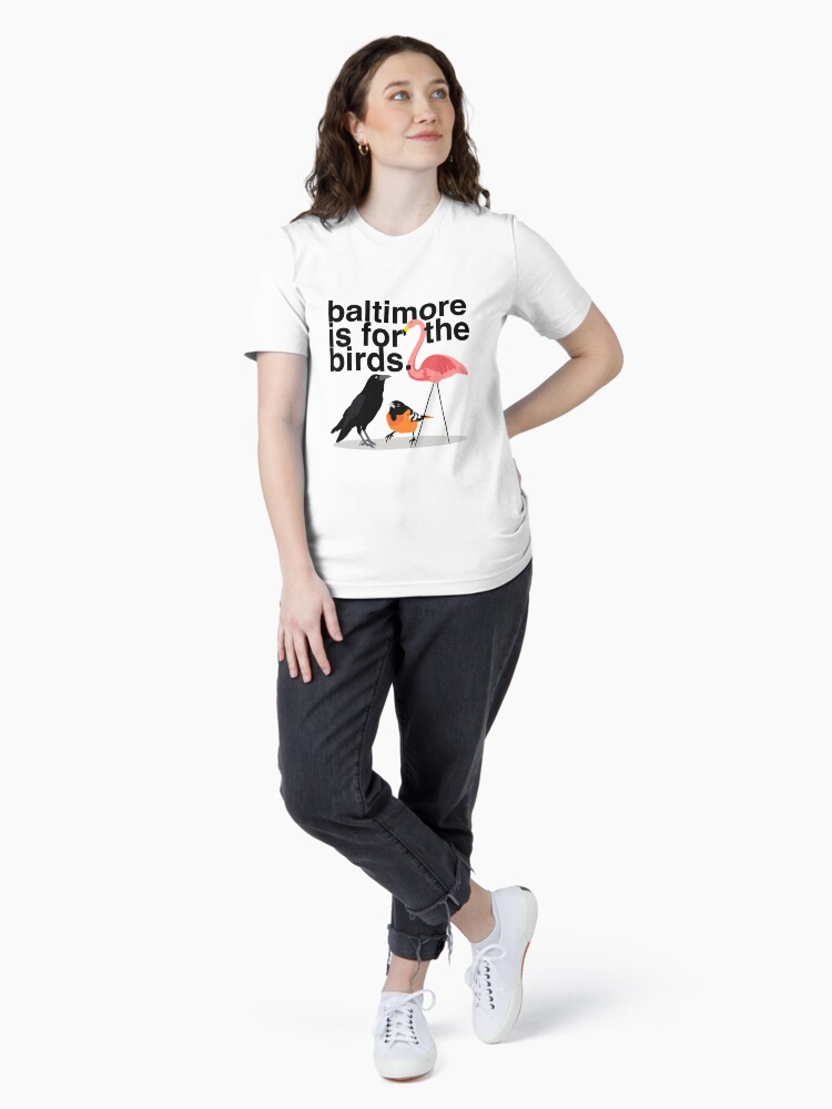 Thumbnail 4 of 7, Essential T-Shirt, Baltimore is for the Birds designed and sold by nataliebohemian.