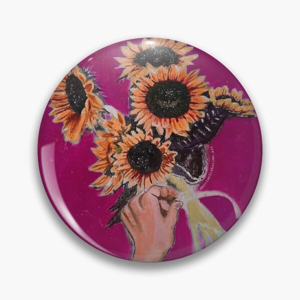 Item preview, Oil on Canvas Sunflowers Painting designed and sold by marisoltahuilan.
