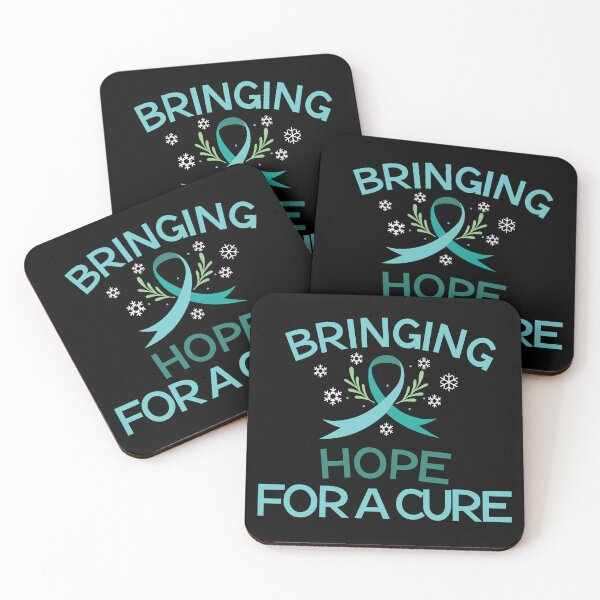 Item preview, Ovarian cancer Bringing hope for a cure teal ribbon designed and sold by shaderepublic.
