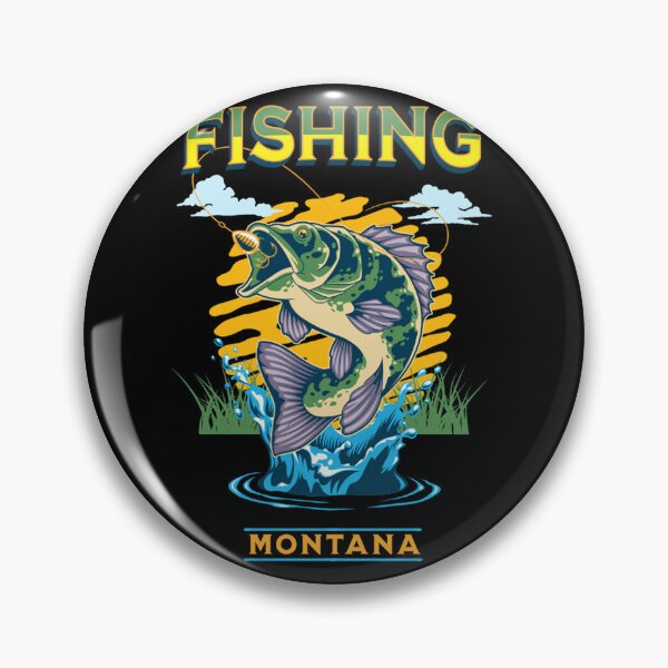 Item preview, Fishing Montana - 406 - For the love of fishing. designed and sold by Gilby-Designs.