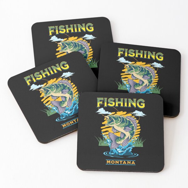 Item preview, Fishing Montana - 406 - For the love of fishing. designed and sold by Gilby-Designs.