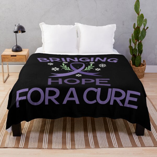 Item preview, Pancreatic cancer Bringing hope for a cure purple ribbon designed and sold by shaderepublic.
