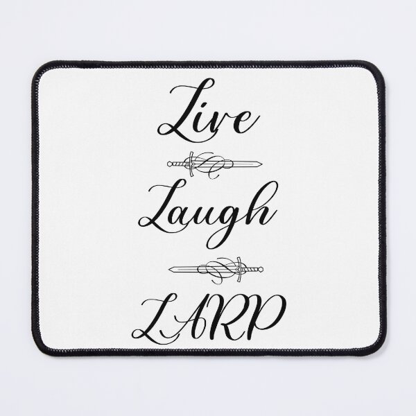 Item preview, Live, Laugh, LARP designed and sold by OwlbearOasis.