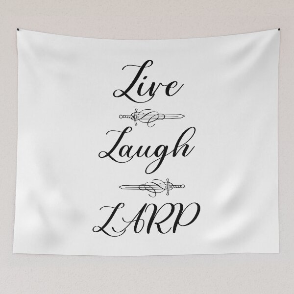 Item preview, Live, Laugh, LARP designed and sold by OwlbearOasis.