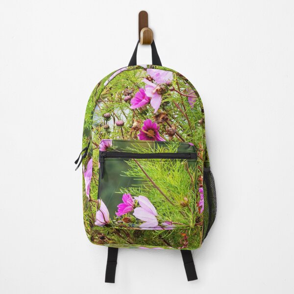 Item preview, Bush of pink Cosmos flowers in a rainy day designed and sold by Travelways.