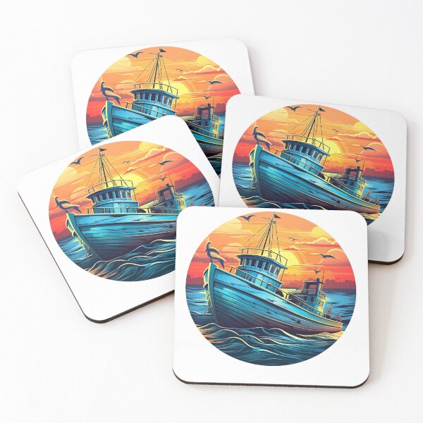 Item preview, Fishing Boat designed and sold by SMRprintdesign.