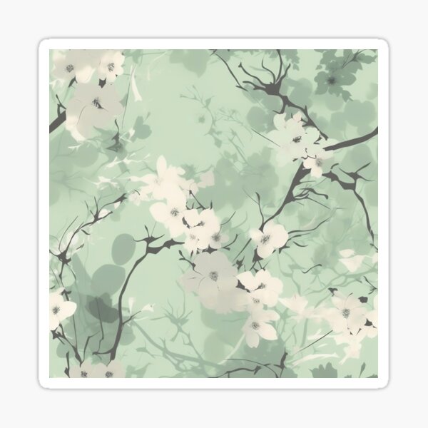 Ethereal Spring Blooms Sticker