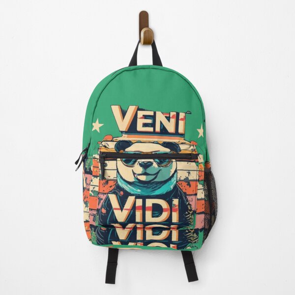 Item preview, Distressed Panda VENI VIDI VICI for Winners Armed Forces Style designed and sold by gyrate.