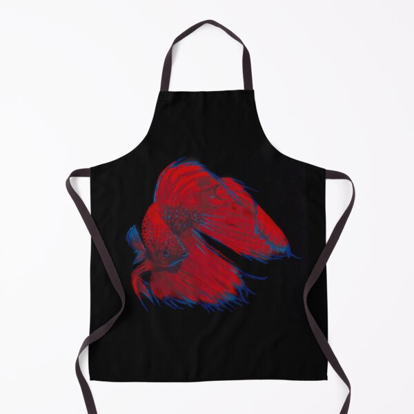 Item preview, Portrait of a Red Betta Fish designed and sold by Pintarrajearte.