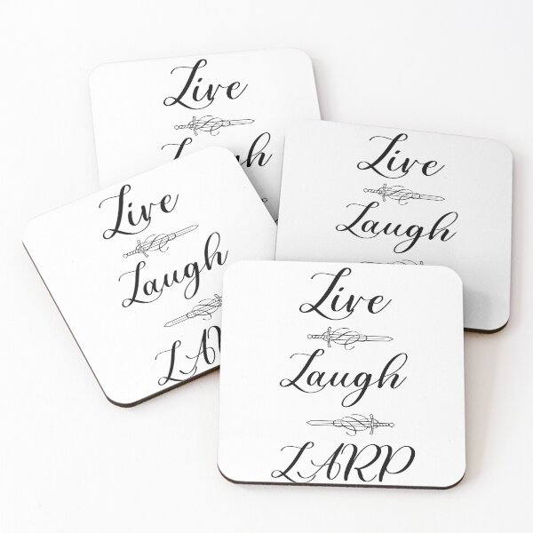 Item preview, Live, Laugh, LARP designed and sold by OwlbearOasis.