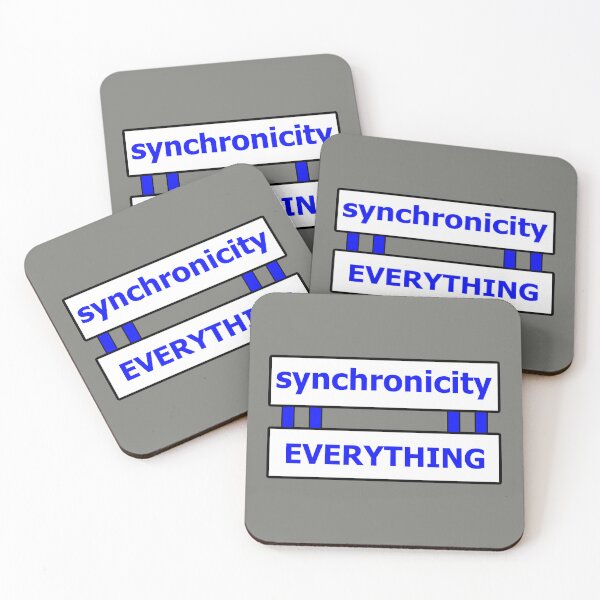 Item preview, Synchronicity Everything is Connected Jungian Psychology 1111 - Blue 1 of 4 designed and sold by Beachy.