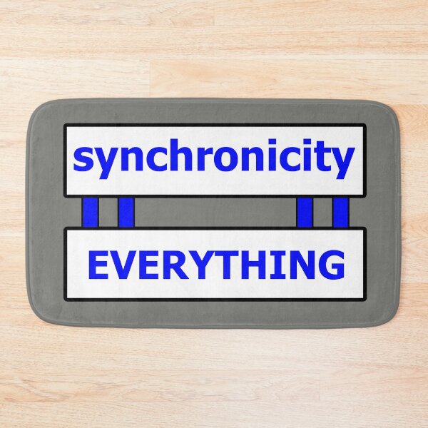 Item preview, Synchronicity Everything is Connected Jungian Psychology 1111 - Blue 1 of 4 designed and sold by Beachy.